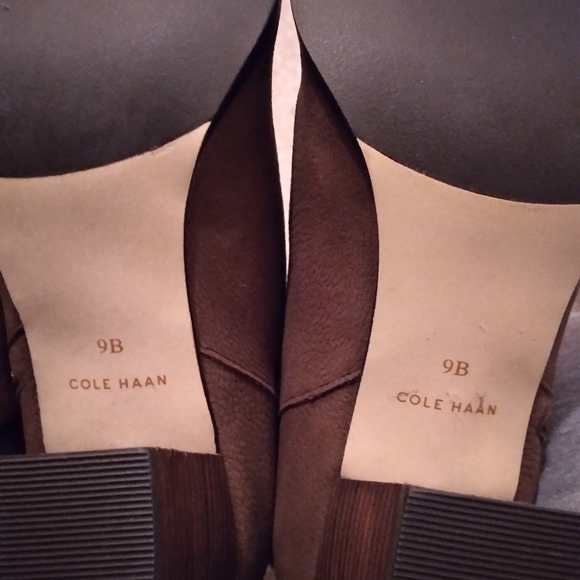 Women's Cole Haan Tall Leather Boots Sz 9  NWOT - Picture 9 of 10